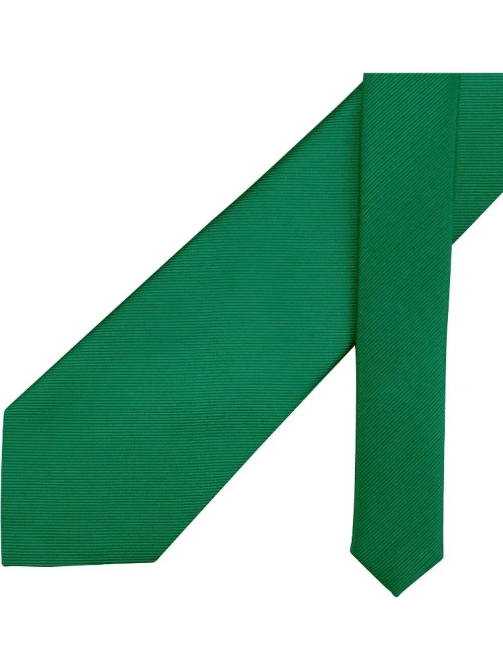 Men's Emerald Green Twill Textured Woven Silk Formal Necktie For Wedding Dress